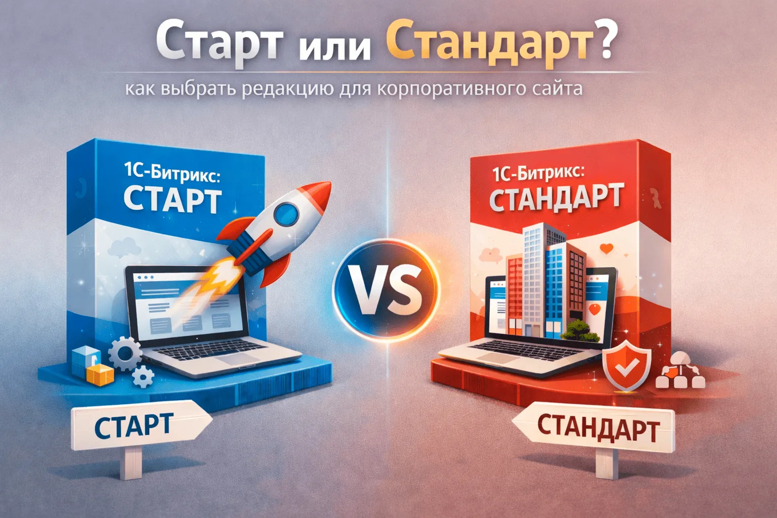 Старт или Стандарт: как выбрать редакцию для корпоративного сайта в Комсомольске-на-Амуре